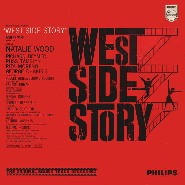 Leonard Bernstein : West Side Story (The Original Sound Track Recording) (LP, Album, Mono, Gat)