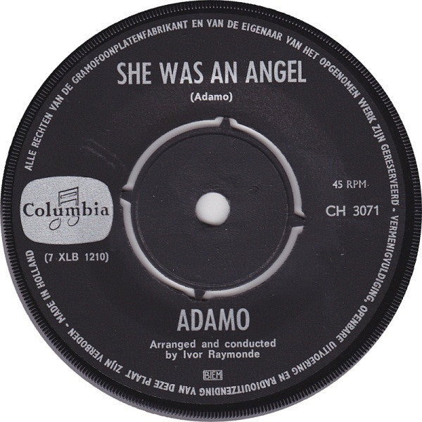 Adamo : Another Love Affair / She Was An Angel (7", Single)