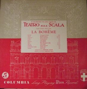 Giacomo Puccini, Giuseppe di Stefano, Maria Callas, Antonino Votto : La Boheme - Record 1 (LP, Mono)