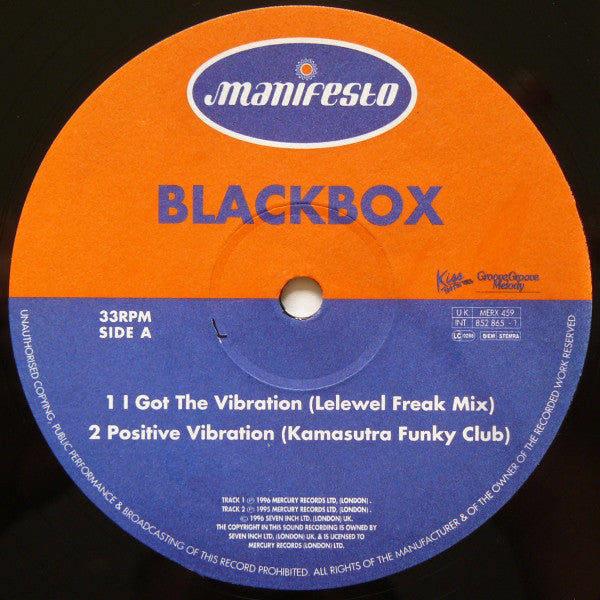 Black Box : I Got The Vibration / A Positive Vibration (12")