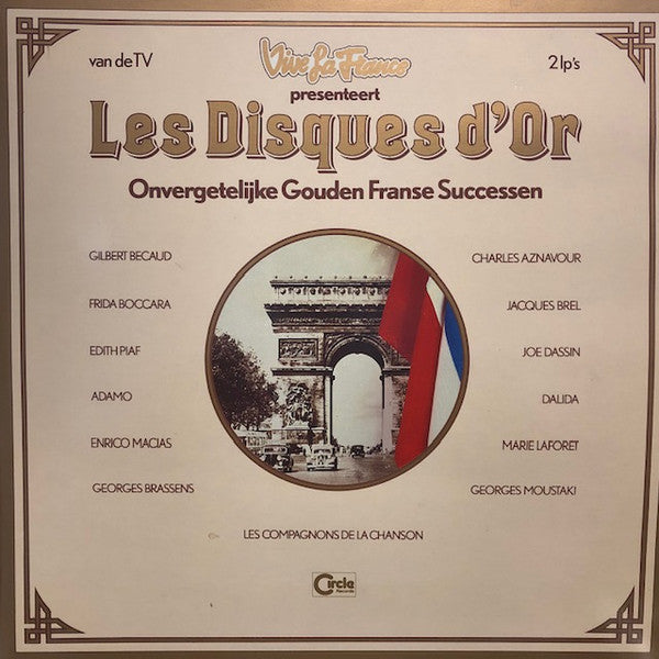 Various : Les Disques D'Or: Onvergetelijke Gouden Franse Successen (2xLP, Comp)