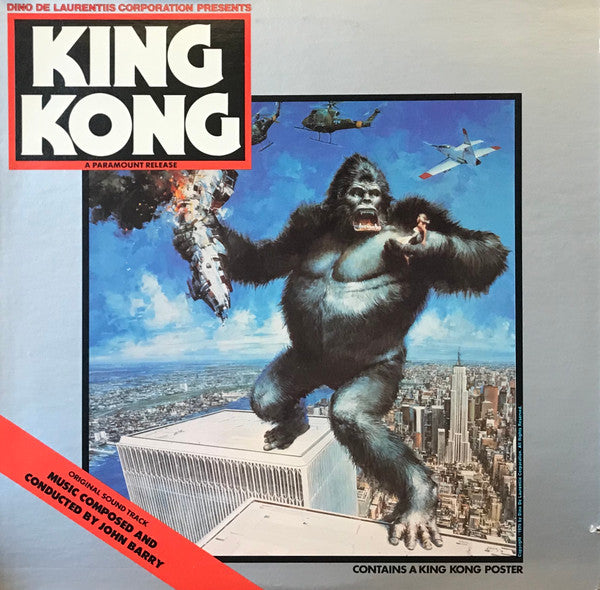 John Barry : King Kong (Original Sound Track) (LP, Album, Jac)