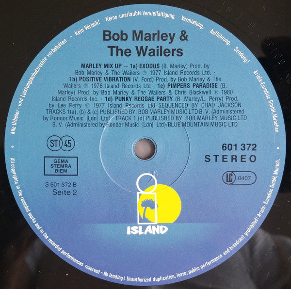 Bob Marley & The Wailers : Waiting In Vain (12")