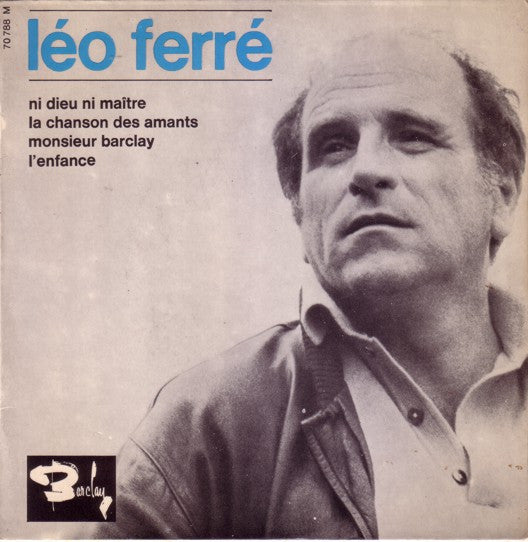 Léo Ferré : Ni Dieu Ni Maître (7", EP)