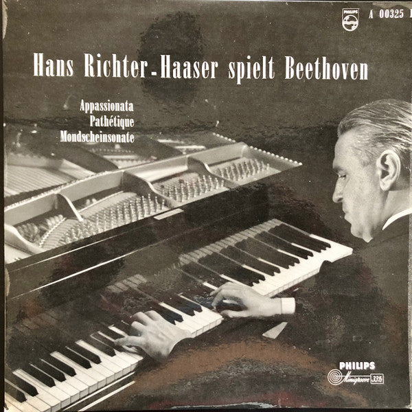 Hans Richter-Haaser , Spielt Ludwig van Beethoven : Appassionata, Pathétique, Mondscheinsonate (LP, Mono)