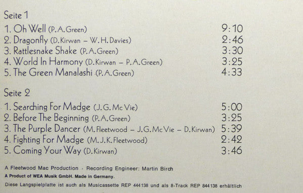 Fleetwood Mac : The Best Of Fleetwood Mac (LP, Comp)