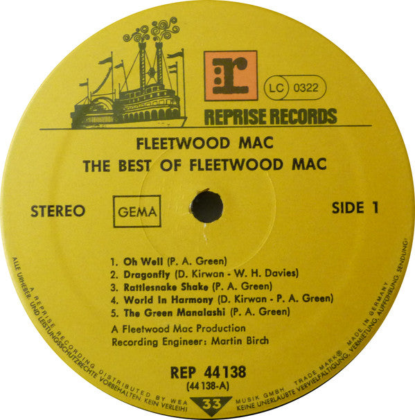 Fleetwood Mac : The Best Of Fleetwood Mac (LP, Comp)