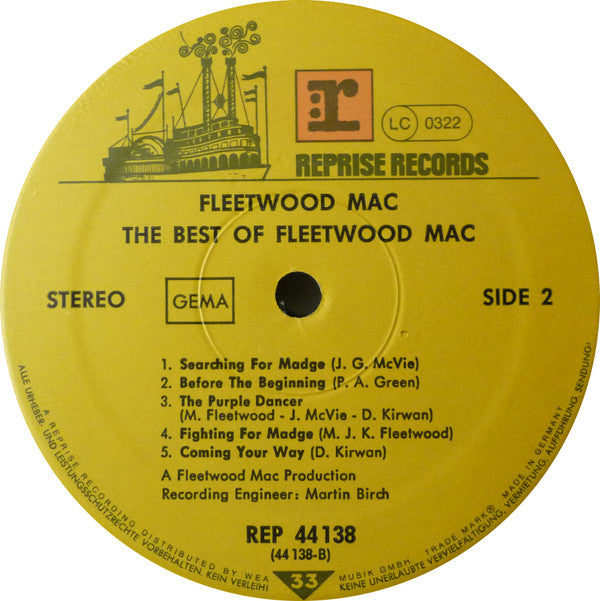 Fleetwood Mac : The Best Of Fleetwood Mac (LP, Comp)