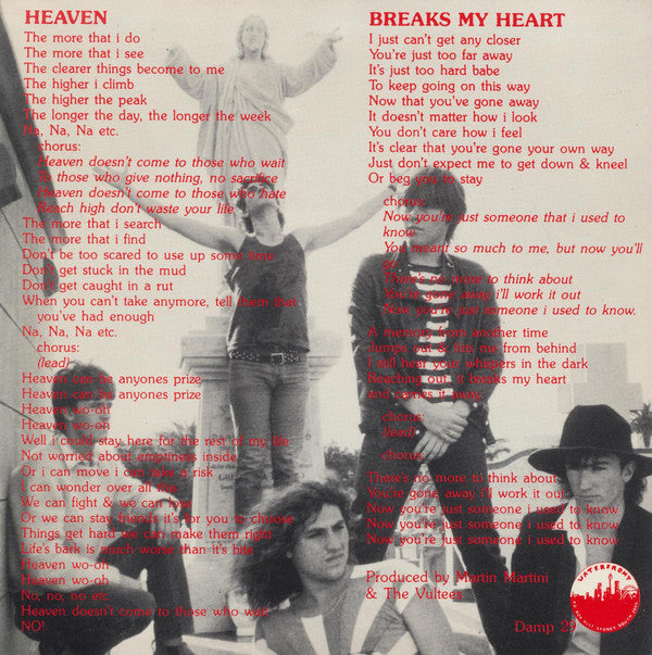 Vultees : Heaven / Breaks My Heart (7", Single)
