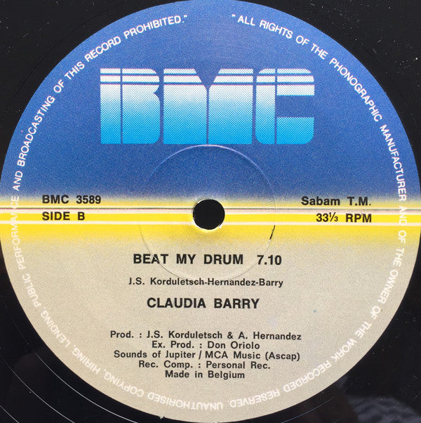 Claudja Barry : For Your Love (Special Remix) (12", Maxi)