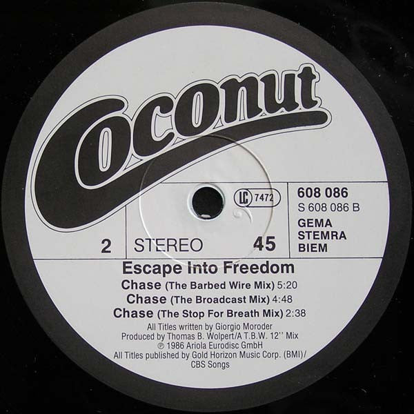 Escape Into Freedom : Chase (12", Maxi)