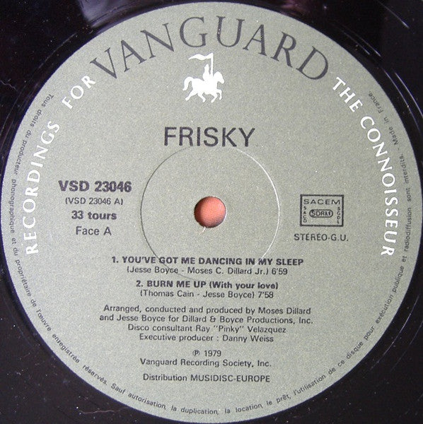 Frisky (3) : Frisky (LP, Album)