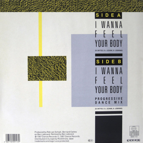 Nightmoves (3) : I Wanna Feel Your Body (12", Maxi)