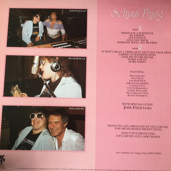 Diane Schuur : Schuur Thing (LP, Album)