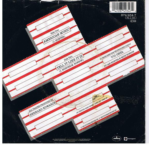 Ian Hunter / Mick Ronson : American Music (7", Single)