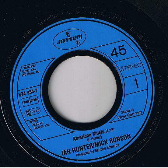 Ian Hunter / Mick Ronson : American Music (7", Single)