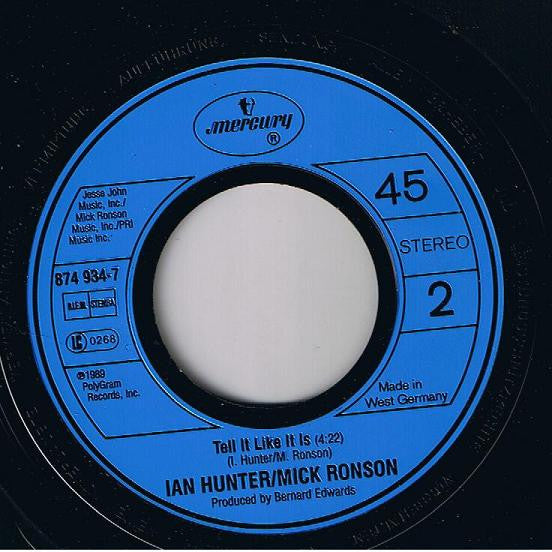 Ian Hunter / Mick Ronson : American Music (7", Single)