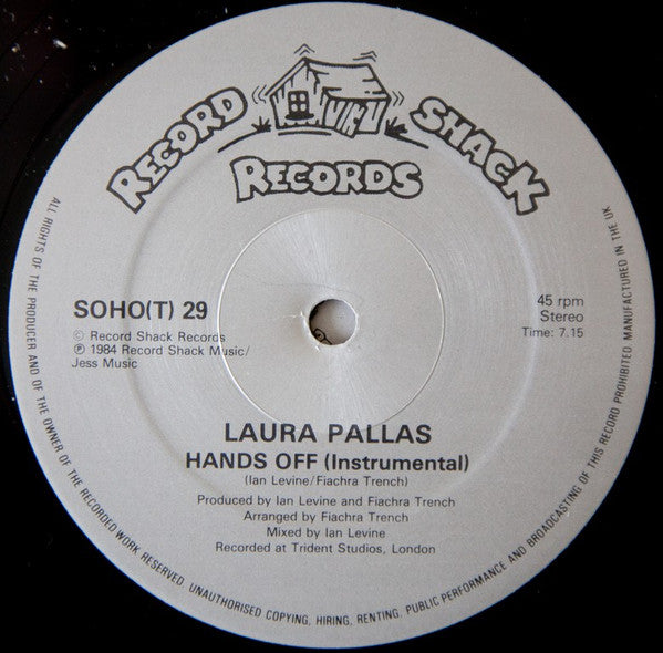 Laura Pallas : Hands Off (12")