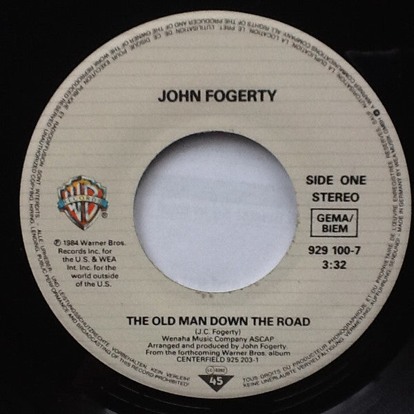 John Fogerty : The Old Man Down The Road (7", Single)