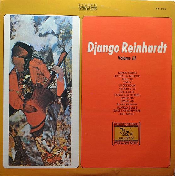 Django Reinhardt : Django Reinhardt (Volume III) (LP, Comp)