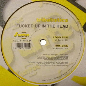 Tribalistics : Fucked Up In The Head (12")
