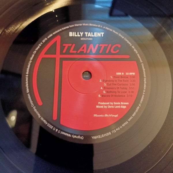 Billy Talent : Billy Talent (LP, Album, RE, 180)