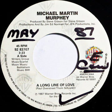 Michael Martin Murphey : A Long Line Of Love (7", Single)