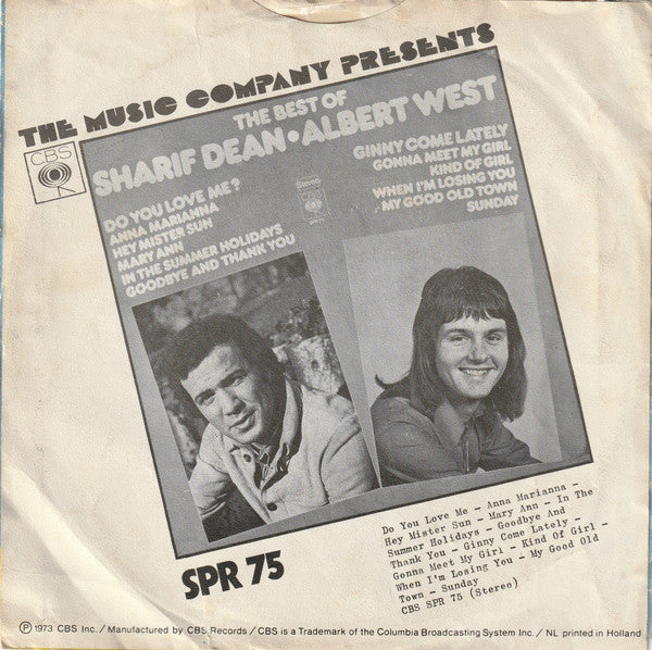 Albert West : Tell Laura I Love Her (7", Single)