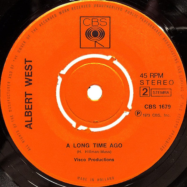 Albert West : Tell Laura I Love Her (7", Single)