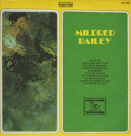 Mildred Bailey : Mildred Bailey (LP, Comp)