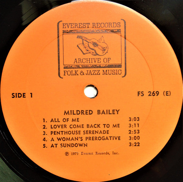 Mildred Bailey : Mildred Bailey (LP, Comp)