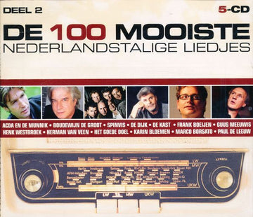 Various : De 100 Mooiste Nederlandstalige Liedjes - Deel 2 (5xCD, Comp)