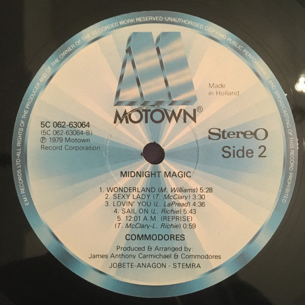 Commodores : Midnight Magic (LP, Album)