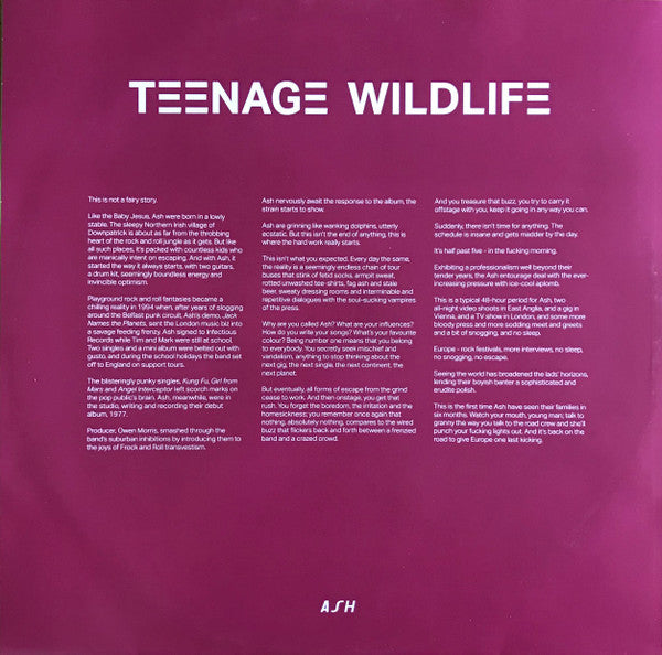 Ash : Teenage Wildlife: 25 Years Of Ash (2xLP, Comp)