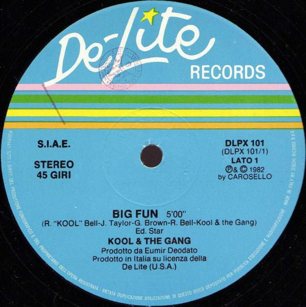 Kool & The Gang : Big Fun / No Show (12")