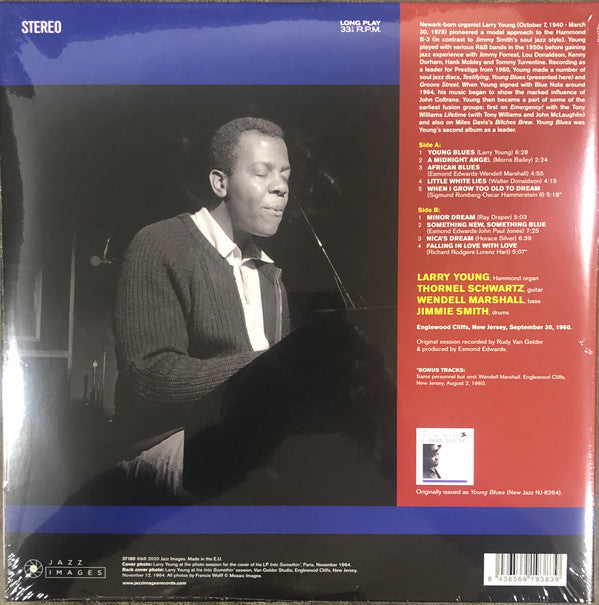 Larry Young : Young Blues (LP, Album, RE)