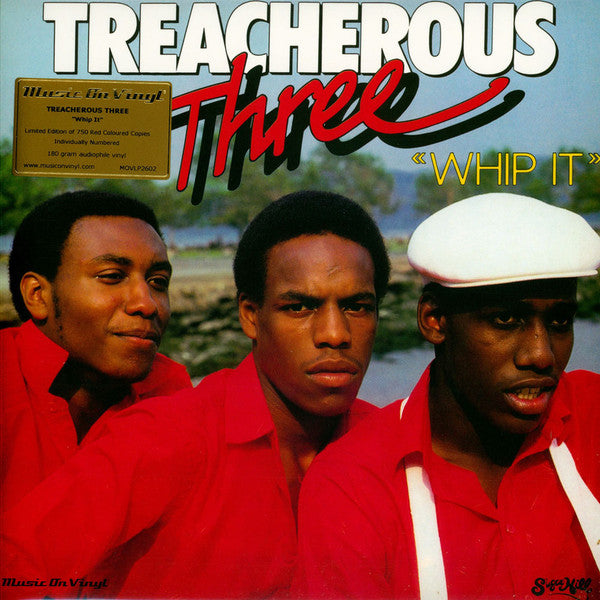 Treacherous Three : Whip It (LP, Album, Ltd, Num, RE, Red)