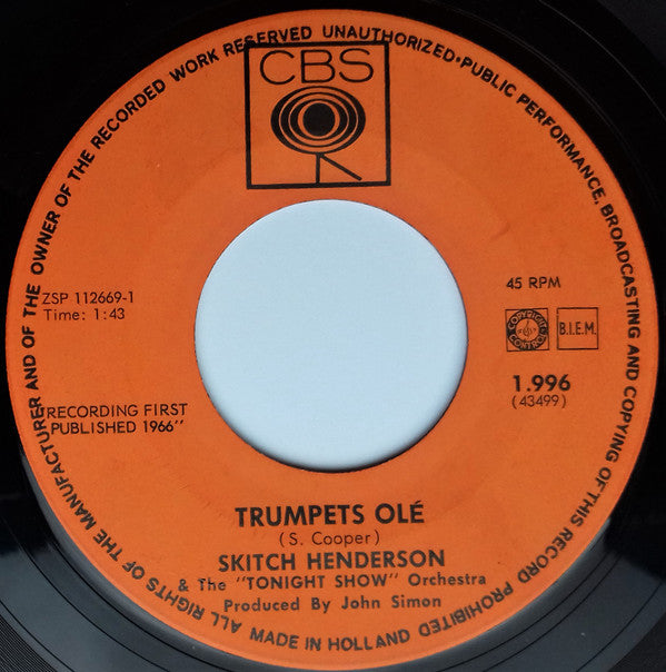 Skitch Henderson : Trumpet Olé (7", Single)
