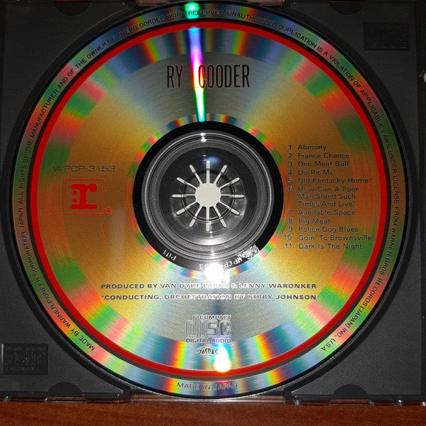 Ry Cooder : Ry Cooder (CD, Album, RE)