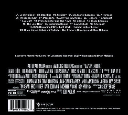 Rodrigo Amarante : 7 Days In Entebbe (Original Motion Picture Soundtrack) (CD, Album)