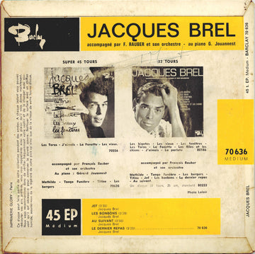 Jacques Brel : Jef (7", EP, RE)