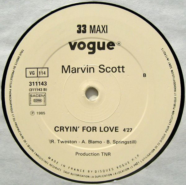 Marvin Scott : Love N' Fiction (12", Maxi)