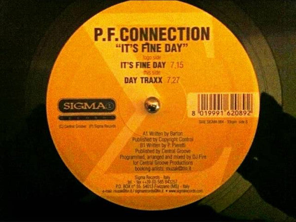 P.F. Connection : It's A Fine Day (12")