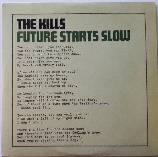 The Kills : Future Starts Slow (CDr, Single, Promo)