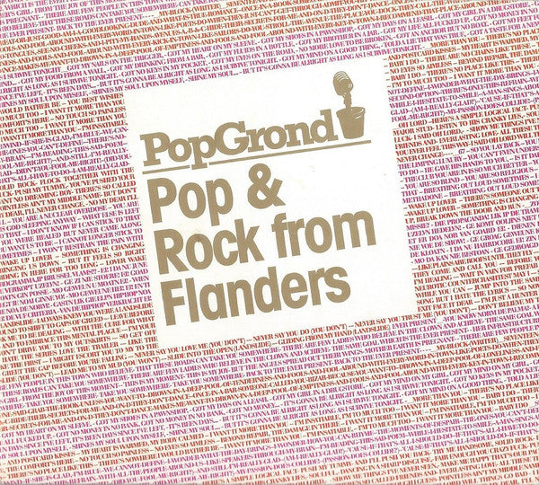 Various : PopGrond - Pop & Rock From Flanders (CD, Comp, Promo)