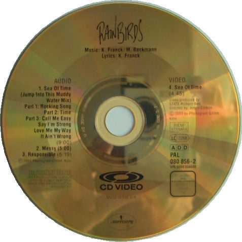 Rainbirds : Sea Of Time (CDV, 5", Single, PAL)