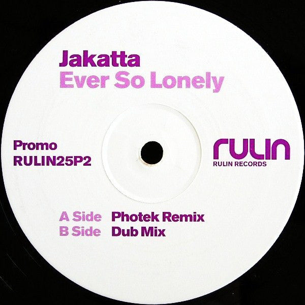 Jakatta : Ever So Lonely (Photek Remixes) (12", Promo)