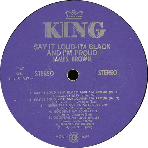 James Brown : Say It Loud I'm Black And I'm Proud (LP, Album, Roy)