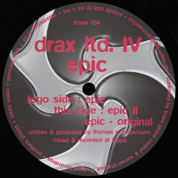 Drax : Epic (12")