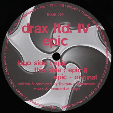 Drax : Epic (12")